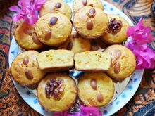 Orangen-Kokosnuss-Muffins mit Mandeln - Rezept - Bild Nr. 2