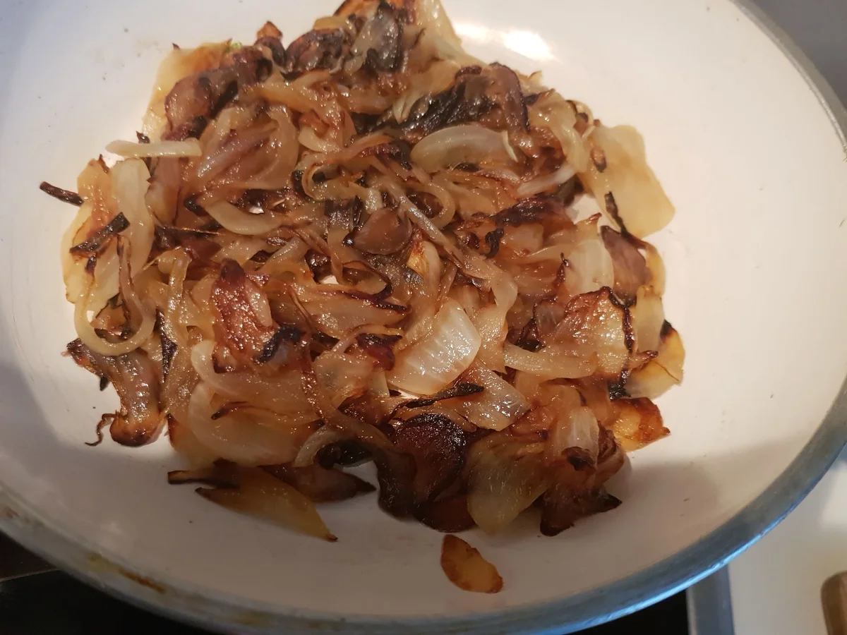 Leber Berliner Art mit "Kartoffelpü" - Rezept - Bild Nr. 14552