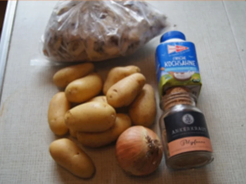 Rezept: Waldpilzpfanne mit Kümmel-Drillingen Bild Nr. 3 Waldpilzpfanne mit Kümmel-Drillingen - Rezept - Bild Nr. 3