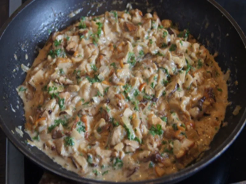 Rezept: Waldpilzpfanne mit Kümmel-Drillingen Bild Nr. 10 Waldpilzpfanne mit Kümmel-Drillingen - Rezept - Bild Nr. 10