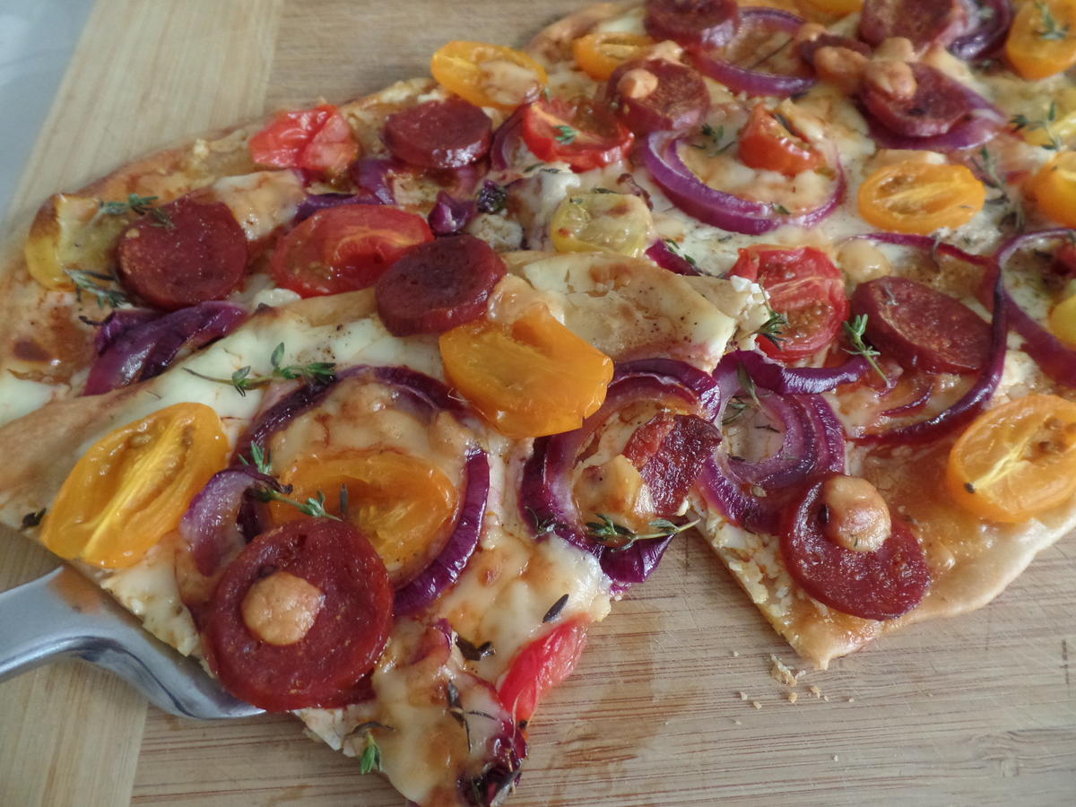 Flammkuchen Spanisch-Style - Rezept - Bild Nr. 14549