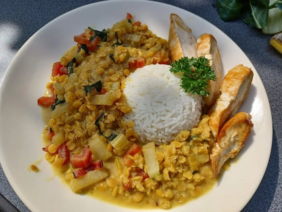 Mangold - Curry mit Linsen - Rezept - Bild Nr. 14550