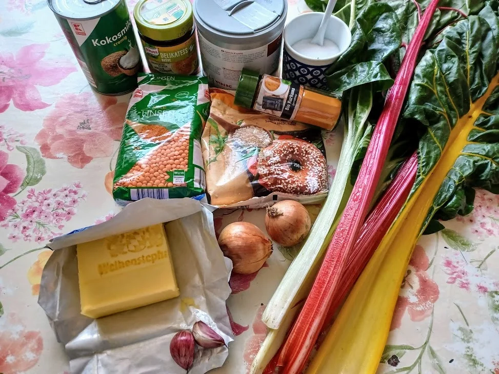 Mangold - Curry mit Linsen - Rezept - Bild Nr. 14552