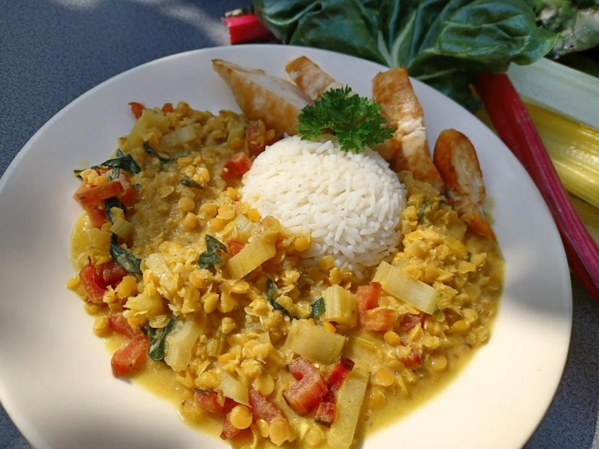 Mangold - Curry mit Linsen - Rezept - Bild Nr. 14562