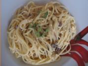 Spaghetti mit Steinpilz Carbonara - Rezept - Bild Nr. 2