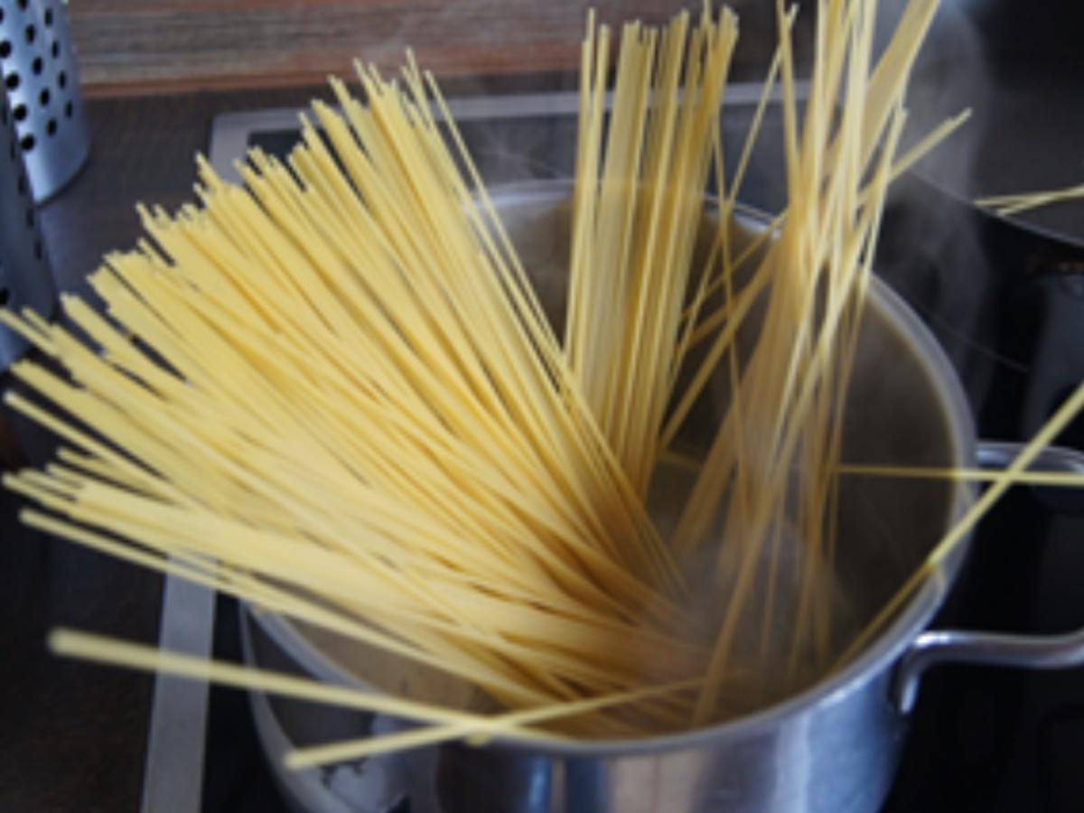 Spaghetti mit Steinpilz Carbonara - Rezept - Bild Nr. 14554