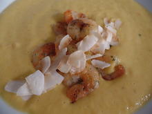 Asiatische Möhren-Suppe mit Garnelen - Rezept - Bild Nr. 14549