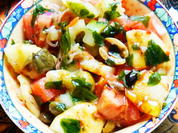 Gemischter Gurkensalat mit Apfelstücken - Rezept - Bild Nr. 14552