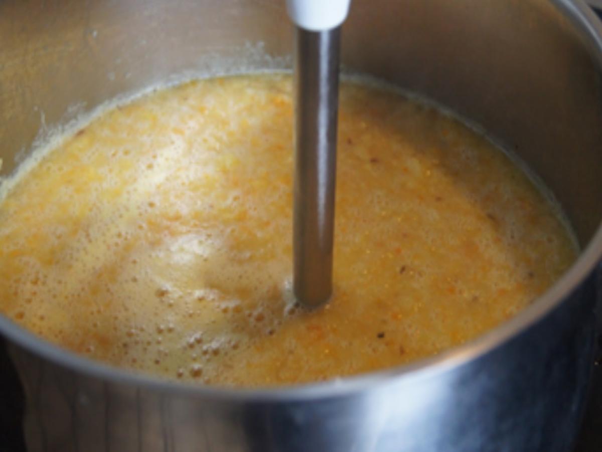 Möhren-Mango-Suppe mit Garnelenspieß - Rezept - Bild Nr. 10