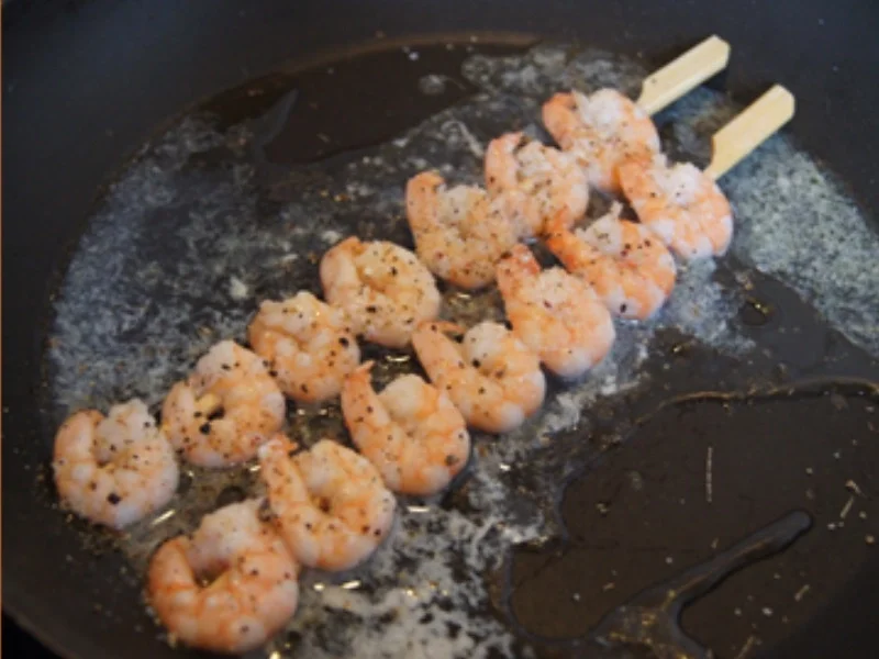 Möhren-Mango-Suppe mit Garnelenspieß - Rezept - Bild Nr. 13