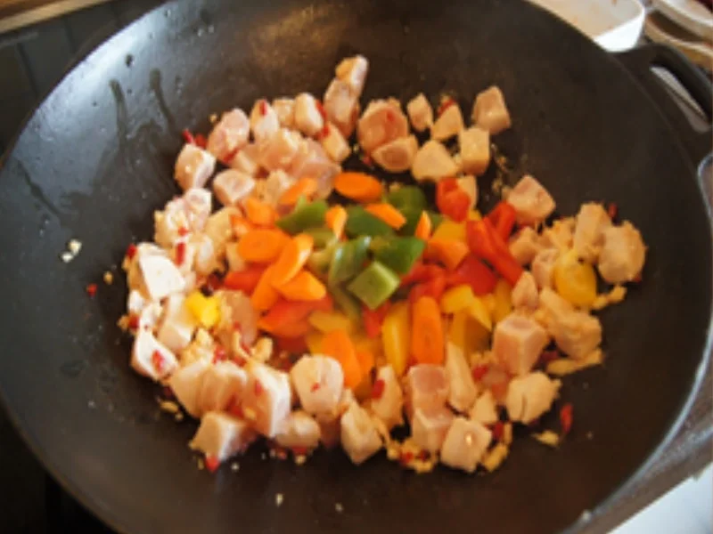 Hähnchenbrustfiletcurry mit Basmatireis - Rezept - Bild Nr. 14581