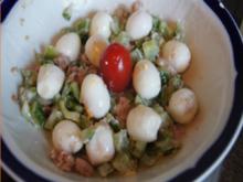 Pikanter Salat mit Wachteleiern - Rezept - Bild Nr. 2