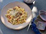 Nudeln in Mangold-Sahne-Soße - Rezept - Bild Nr. 2