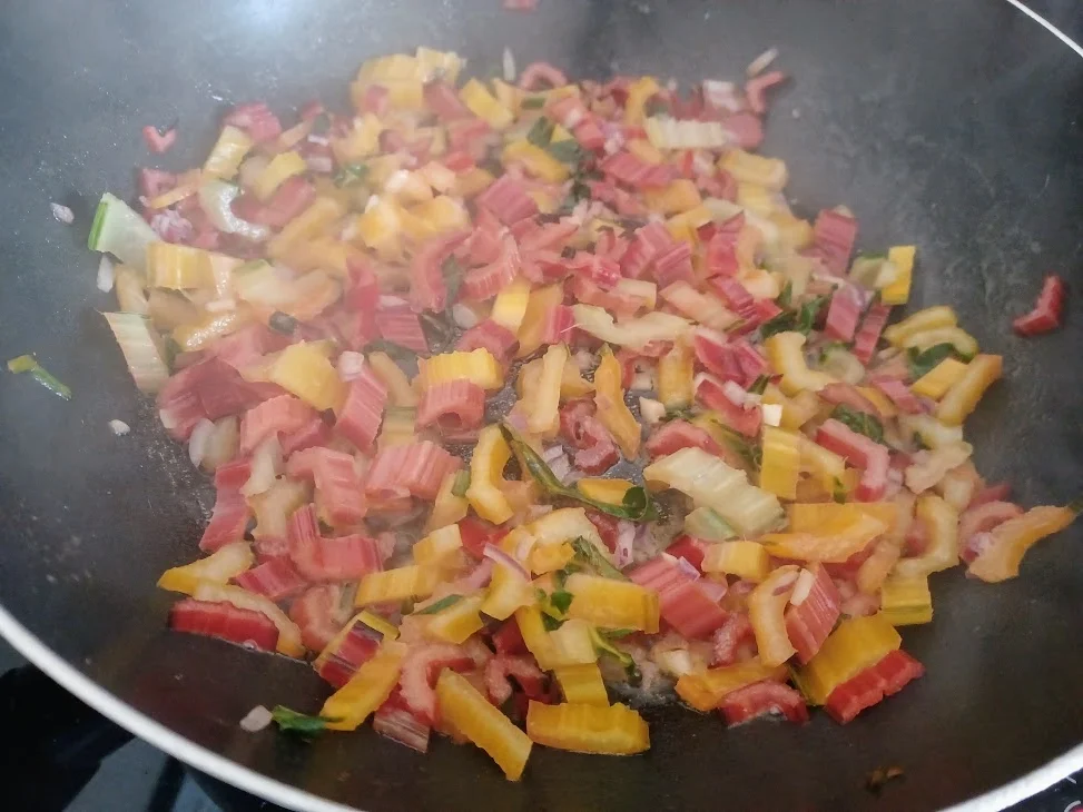 Nudeln in Mangold-Sahne-Soße - Rezept - Bild Nr. 10