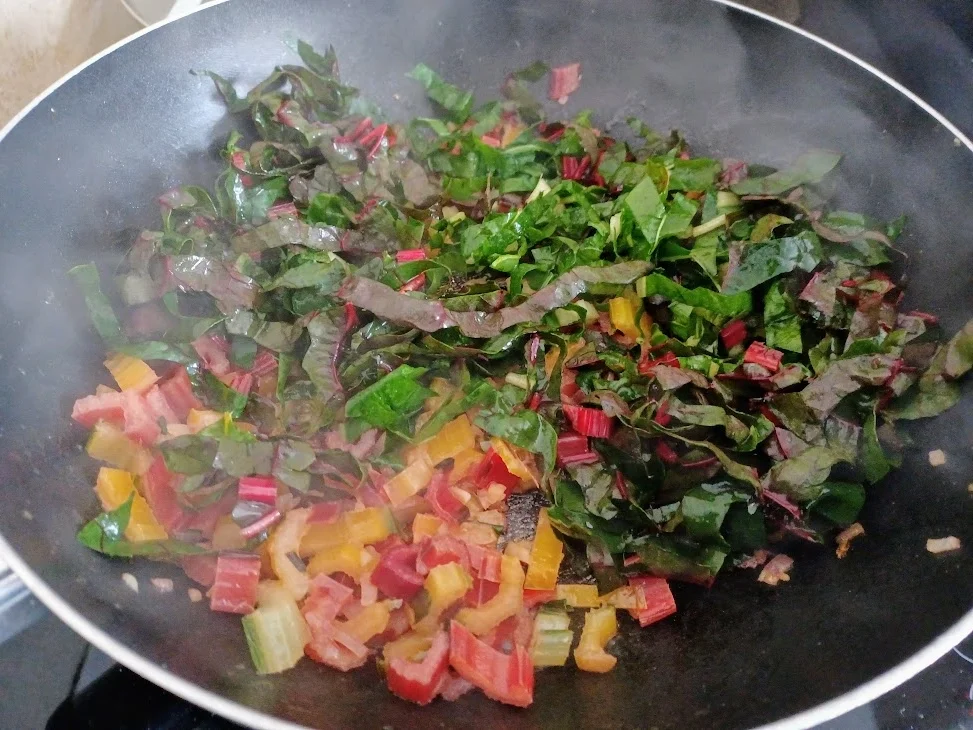 Nudeln in Mangold-Sahne-Soße - Rezept - Bild Nr. 11