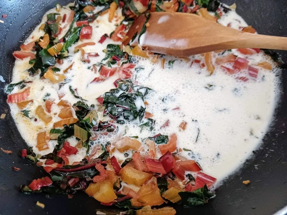 Nudeln in Mangold-Sahne-Soße - Rezept - Bild Nr. 13