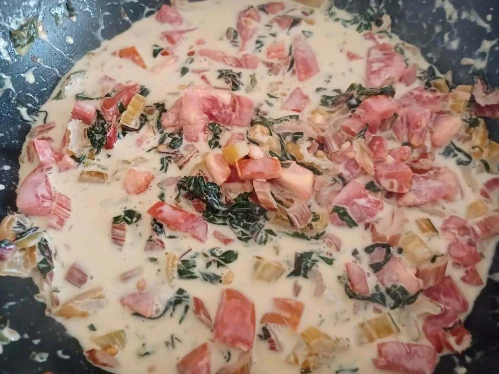 Nudeln in Mangold-Sahne-Soße - Rezept - Bild Nr. 16