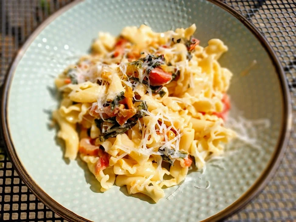 Nudeln in Mangold-Sahne-Soße - Rezept - Bild Nr. 21