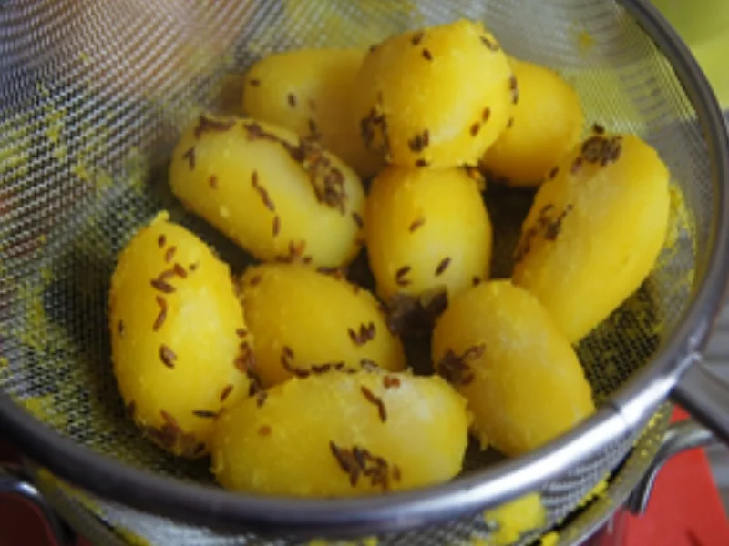 Rezept: Hackfleischpfanne mit grünen Bohnen und Kümmel-Drillingen Bild Nr. 14587 Hackfleischpfanne mit grünen Bohnen und Kümmel-Drillingen - Rezept - Bild Nr. 14587