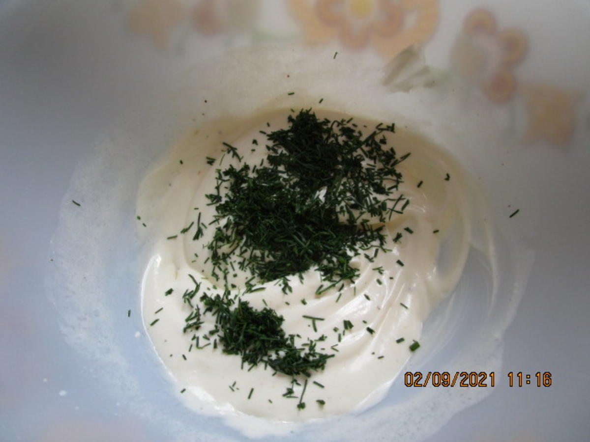Gurkensalat mit Creme Fraîche und Dill - Rezept - Bild Nr. 14602