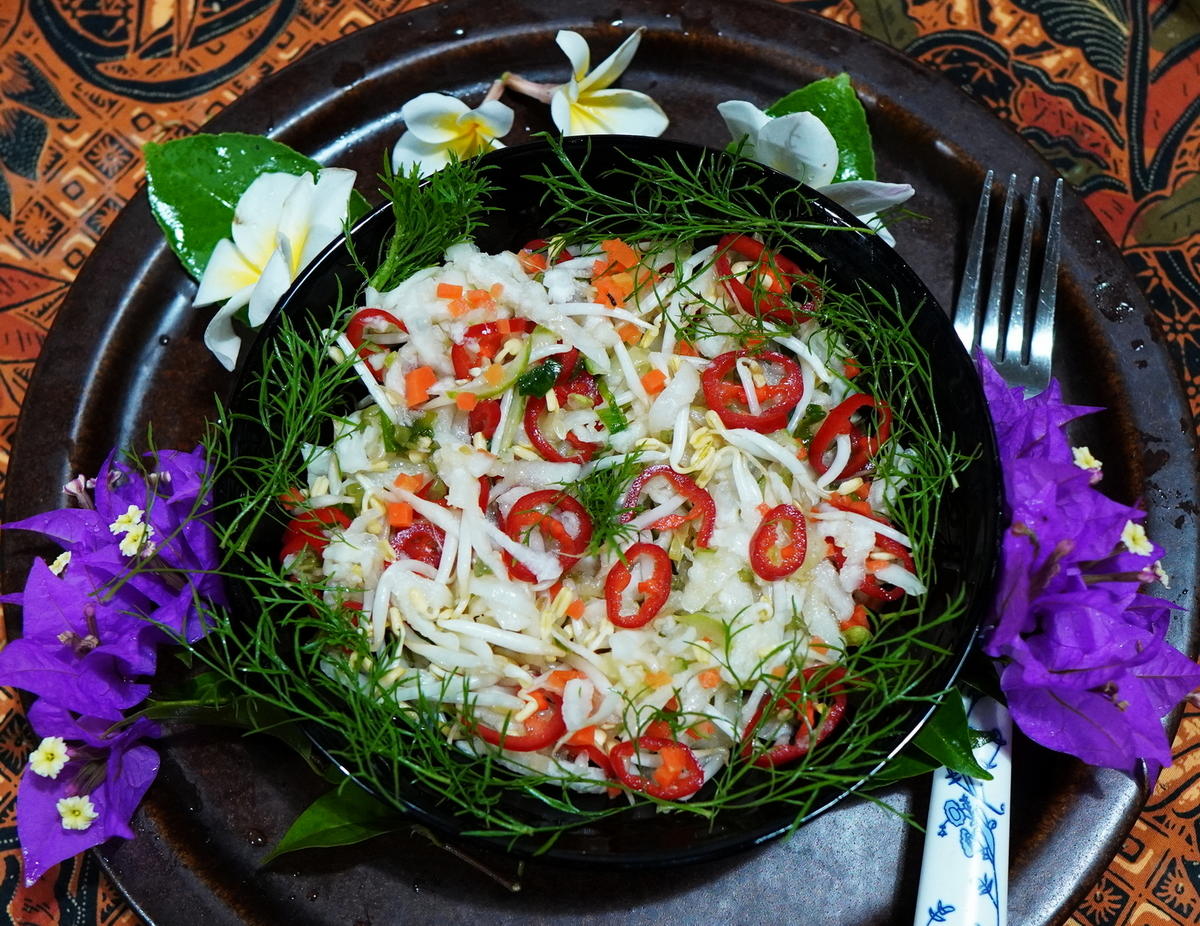 – kulinarische Weltreise – Balinesischer Rettichsalat mit Gurken und Mango - Rezept - Bild Nr. 14596