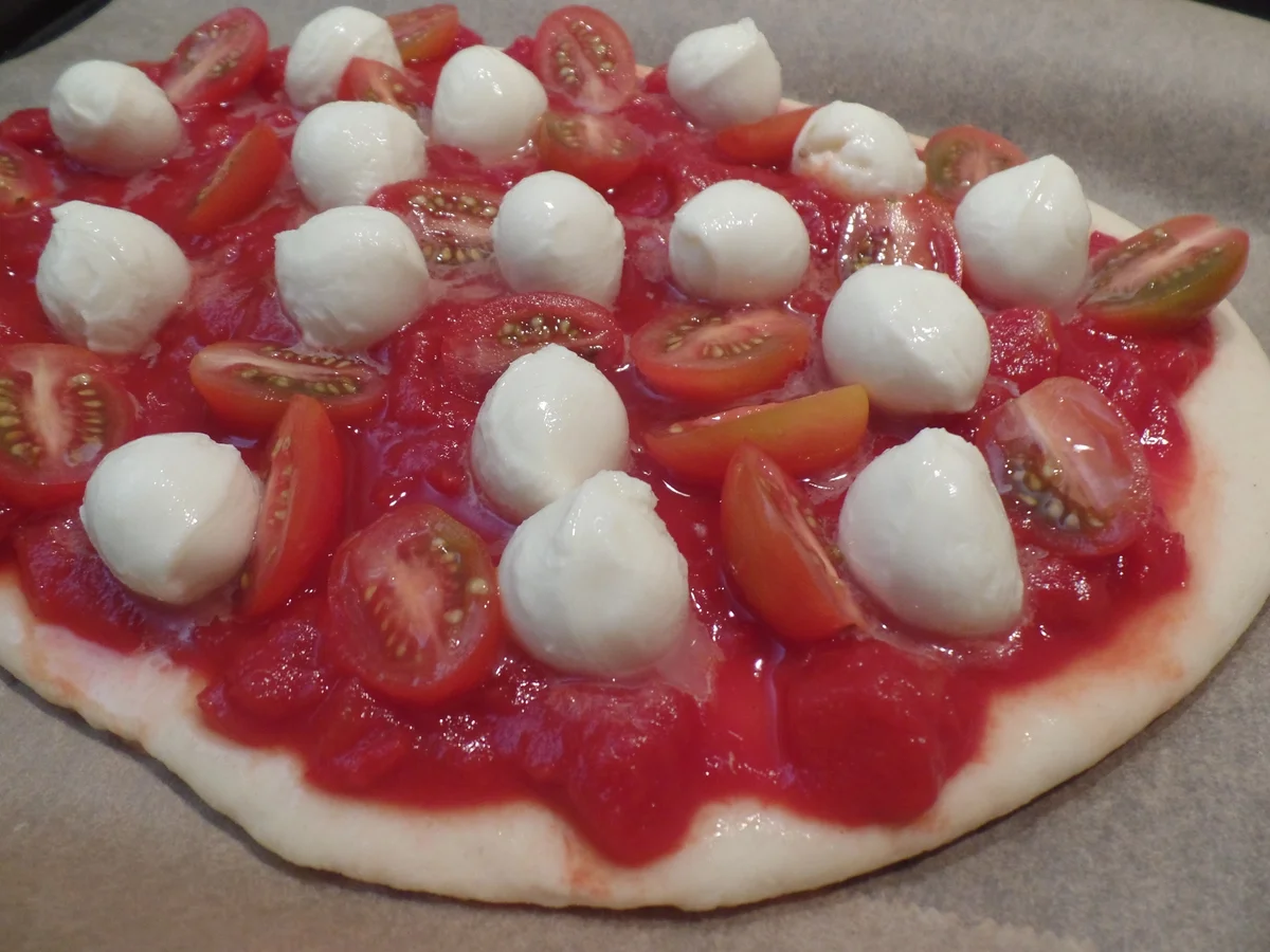 Rezept: Pinsa "Zweierlei" Bild Nr. 14605 Pinsa "Zweierlei" - Rezept - Bild Nr. 14605