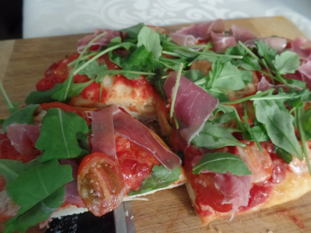 Rezept: Pinsa "Zweierlei" Bild Nr. 14609 Pinsa "Zweierlei" - Rezept - Bild Nr. 14609