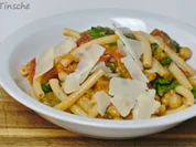 Pasta mit Spinat, Kichererbsen & Staudensellerie - Rezept - Bild Nr. 14600