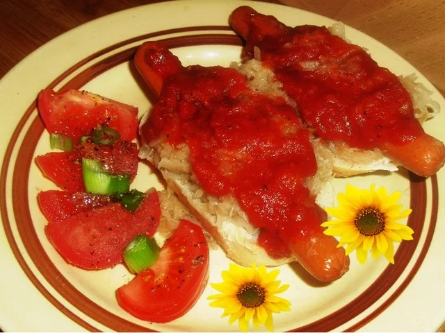 Hot Dog amerikanischer Art  - zur kochbar Challenge September 2021 - Rezept - Bild Nr. 14596