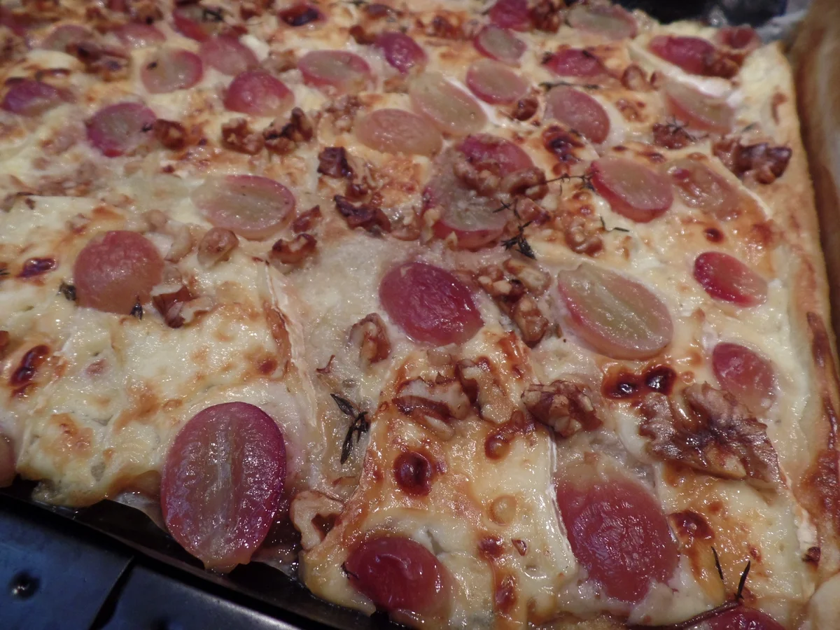 Weintrauben-Brie-Tarte - Rezept - Bild Nr. 14606