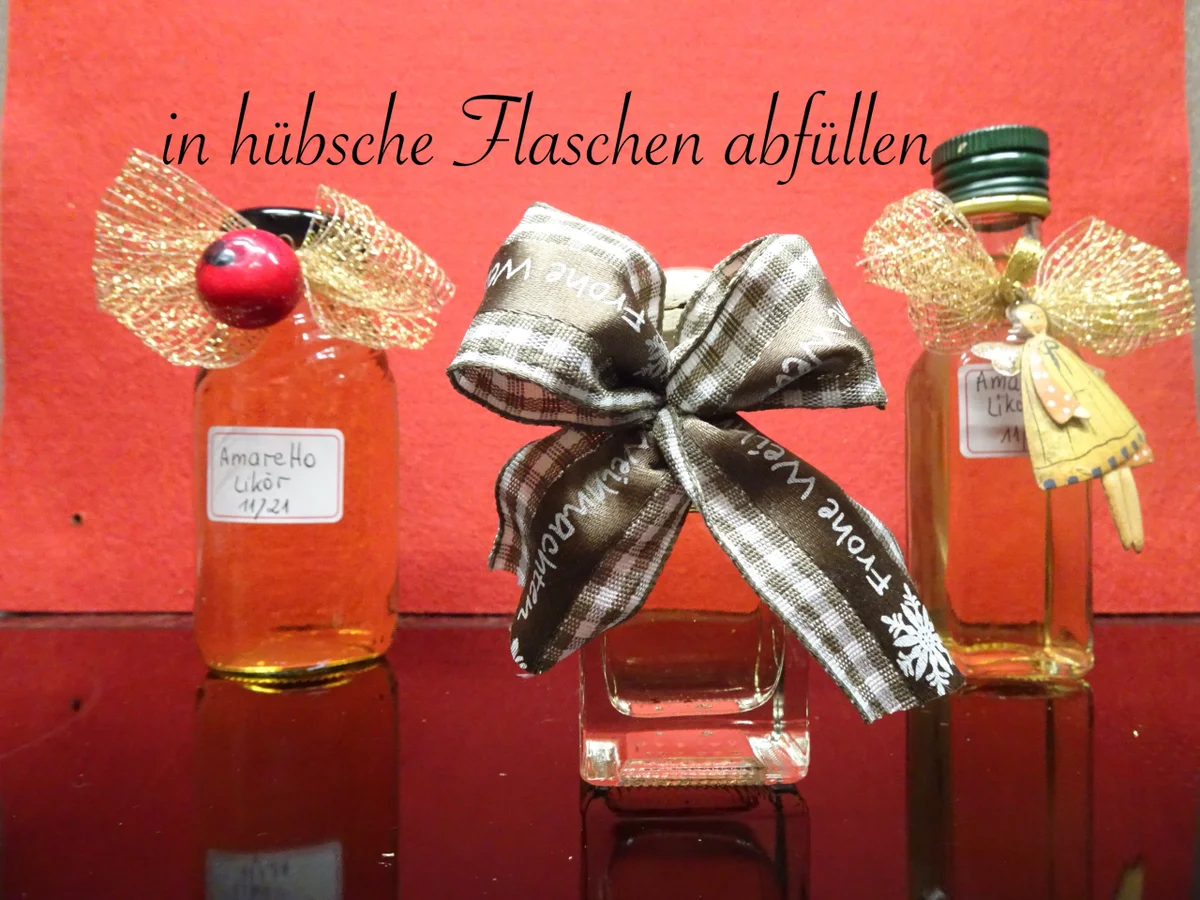Amaretto Likör - Geschenke aus der Küche - Rezept - Bild Nr. 14616