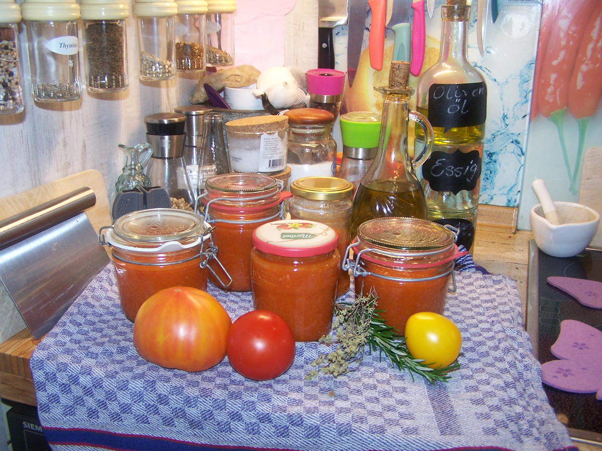 Tomatensoße zum Einwecken - Rezept - Bild Nr. 14596
