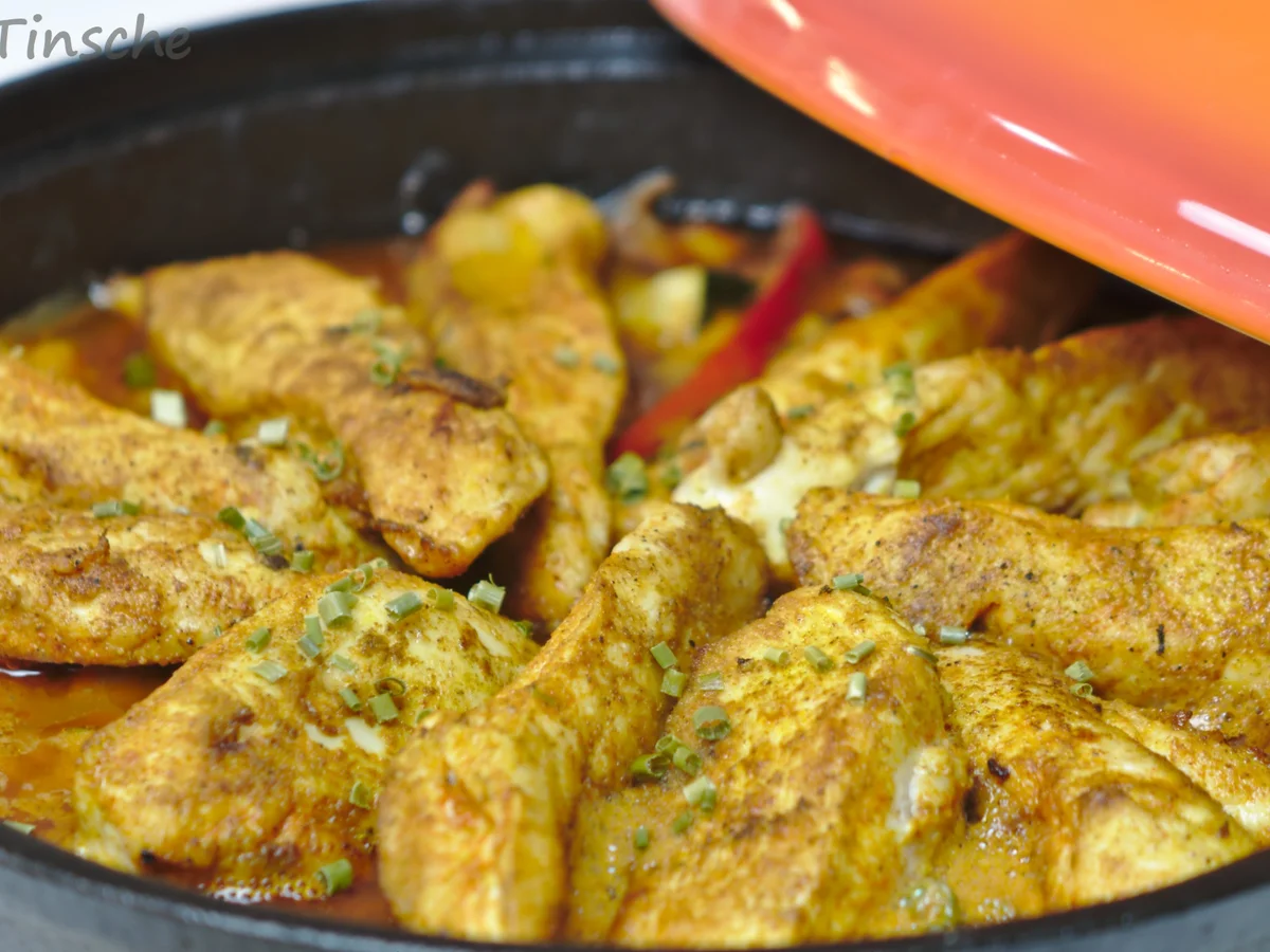 Hähnchen-Gemüse-Tajine aus der Tajine - Rezept - Bild Nr. 14614