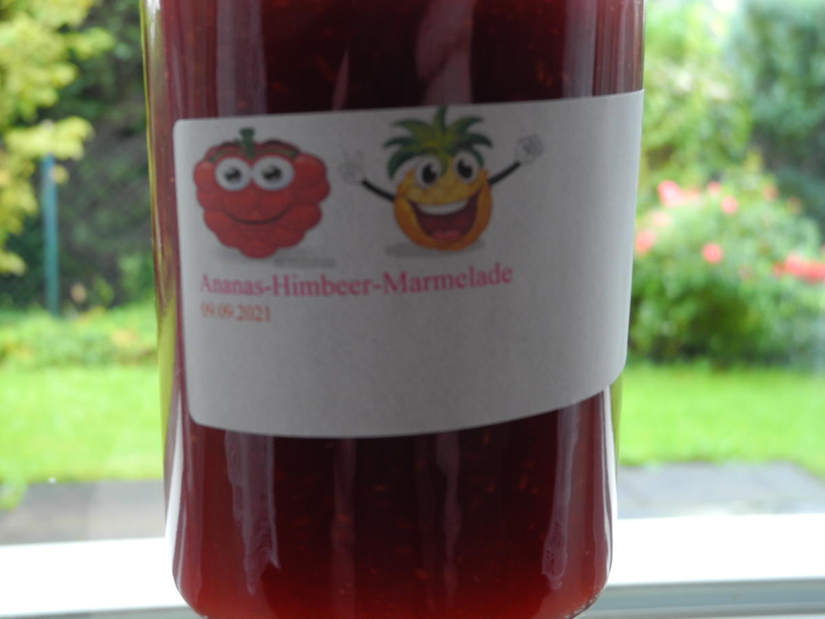 Ananas-Himbeer-Marmelade - Rezept - Bild Nr. 14604
