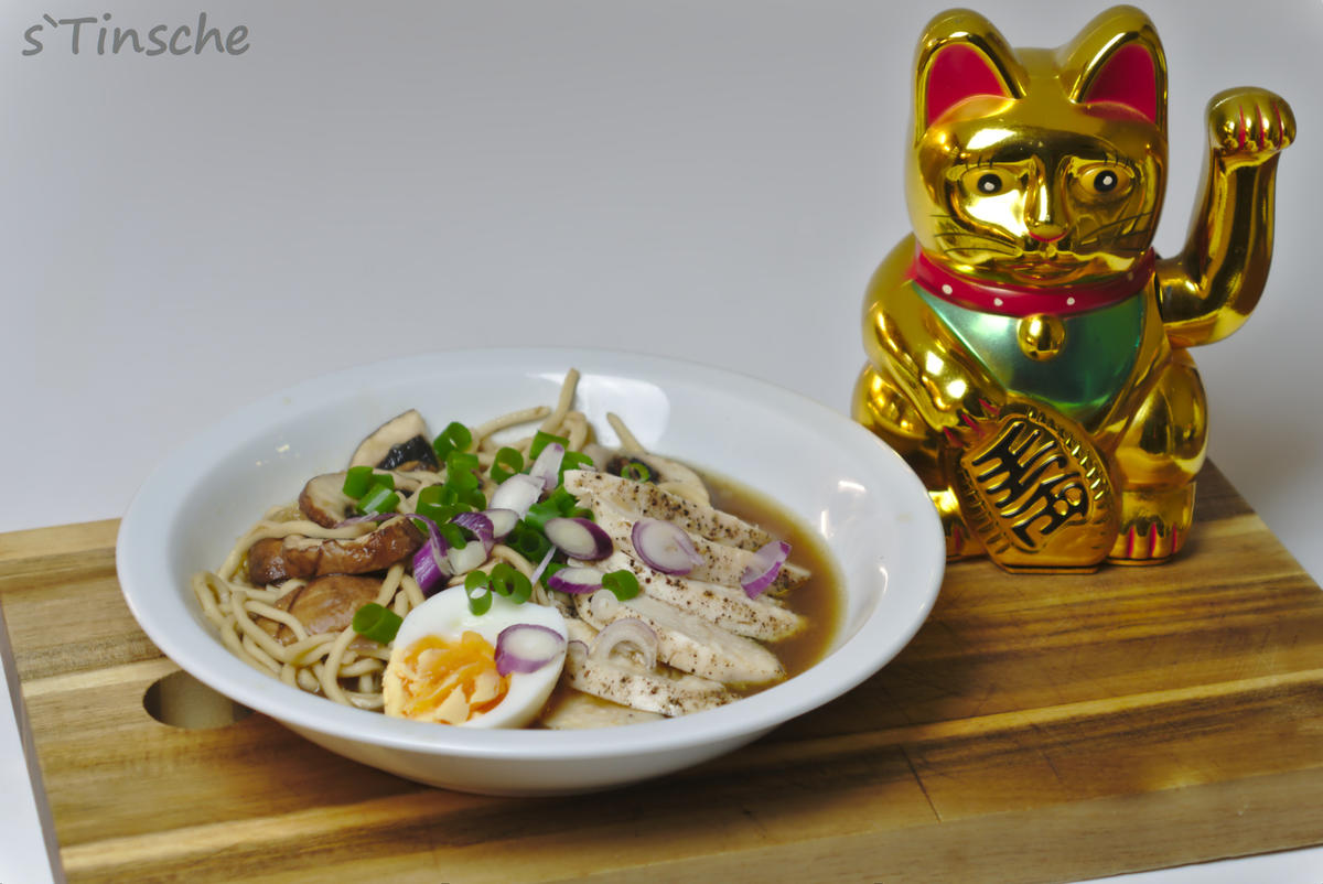 Ramen mit Hähnchen & Champignons - Rezept - Bild Nr. 2