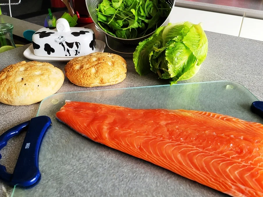 Fischbrötchen XXL "Exquisit" zur kochbar Challenge September 2021 - Rezept - Bild Nr. 14618