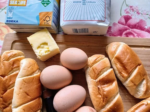 Brotpudding zur kochbar Challenge September 2021 - Rezept - Bild Nr. 5