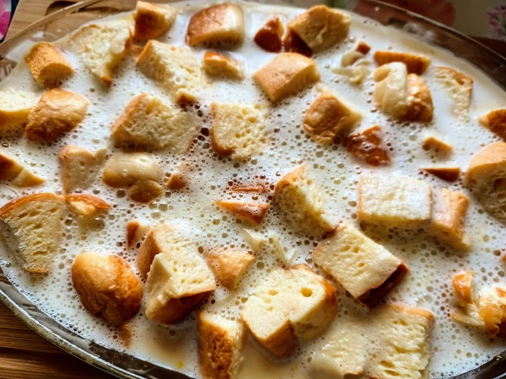 Brotpudding zur kochbar Challenge September 2021 - Rezept - Bild Nr. 10