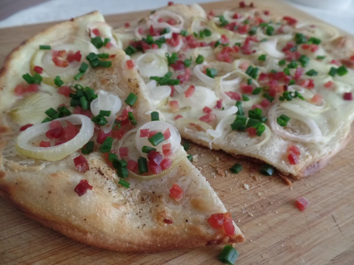 Rezept: Elsässer Flammkuchen Bild Nr. 14622 Elsässer Flammkuchen - Rezept - Bild Nr. 14622