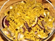 Kurkumareis mit zweierlei roten Zwiebeln - Rezept - Bild Nr. 2