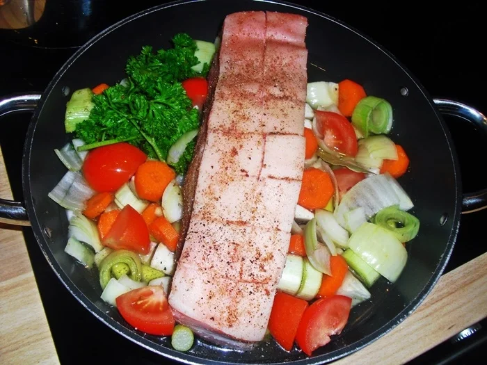 Schäufele mit Bayerisch Kraut - kulinarische Weltreise - Rezept - Bild Nr. 4