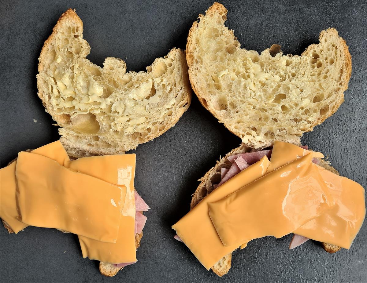 Schinken Käse Croissants Mcdonald art - Rezept - Bild Nr. 14651