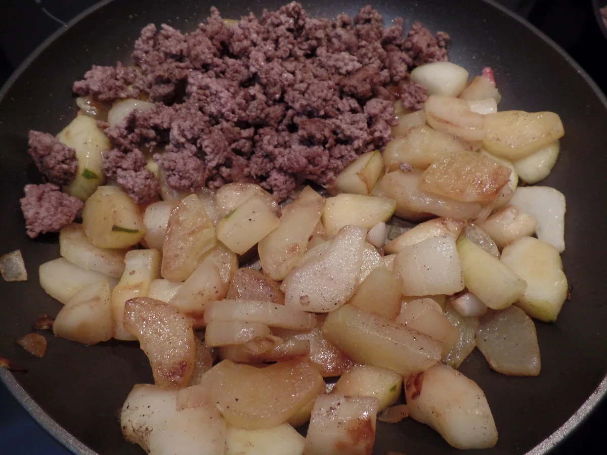 Rezept: Schmorgurken-Pfanne mit Hackfleisch und Reis Bild Nr. 14668 Schmorgurken-Pfanne mit Hackfleisch und Reis - Rezept - Bild Nr. 14668