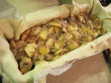 Mehlspeisen: Apfel-Pfirsich-Nuss Strudel - Rezept