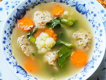 Festliche Brätknödelsuppe mit Gemüse - Rezept - Bild Nr. 2