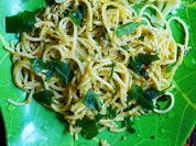 Spagetti col Pesto - Rezept - Bild Nr. 2