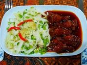 Hühnerunterschenkel mit Kailan-Nudeln - Rezept - Bild Nr. 14664