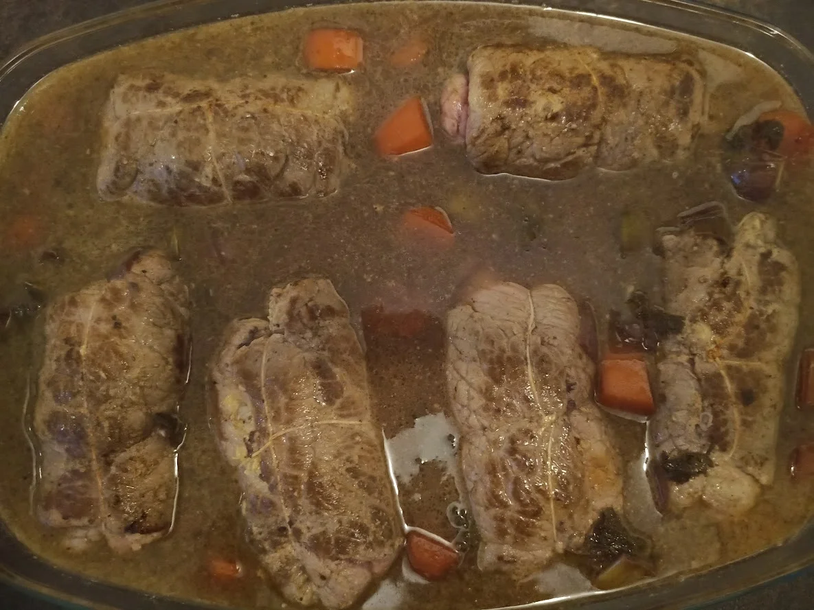 Rinder Rouladen in pfiffiger Rotwein Sauce - Rezept - Bild Nr. 14693