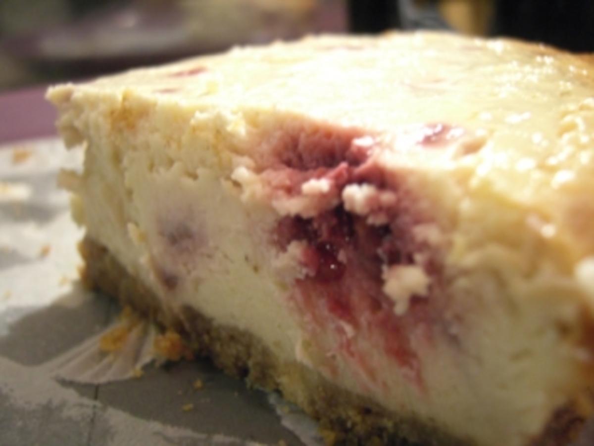 Kuchen: Raspberries-Cheesecake - Rezept