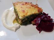 Roesti-Torte mit Spinat und Salsiccia - Rezept - Bild Nr. 14682